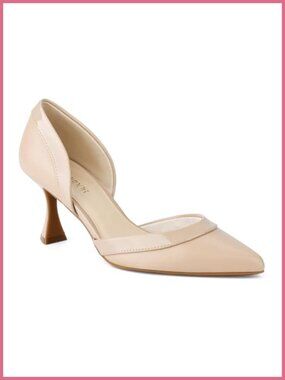 Women's Pointed Toe Kitten Heel Pumps Comfortable Wedding Work Dress Shoes